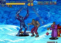 une photo d'Ã©cran de Gaia Crusaders sur Arcade